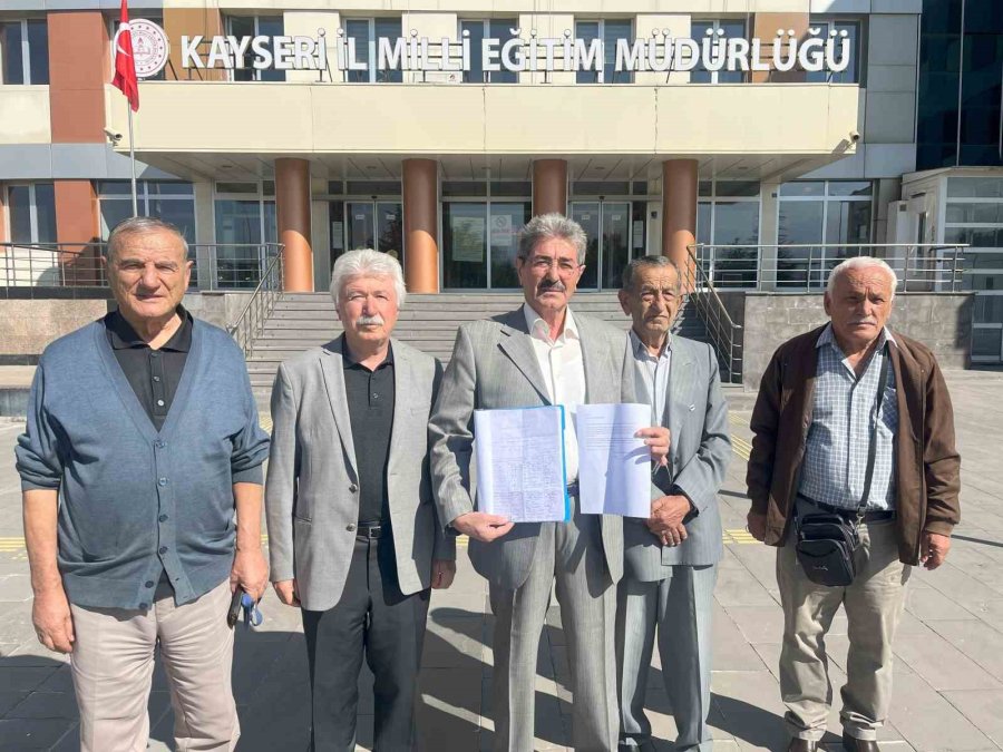 Kayseri’de Emekli Öğretmenlerden ’yeni Mekan’ Talebi