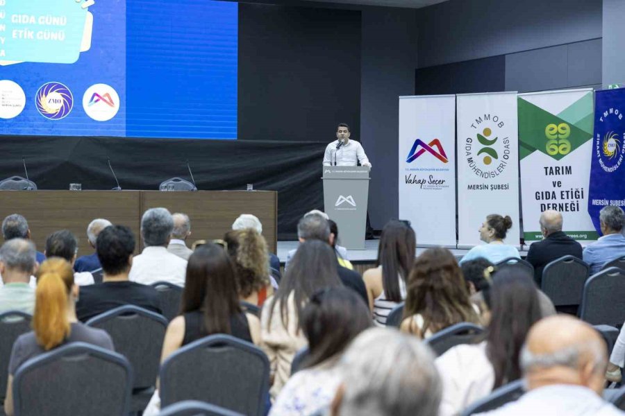 Mersin’de ’dünya Gıda Ve Etik Günü’ Paneli