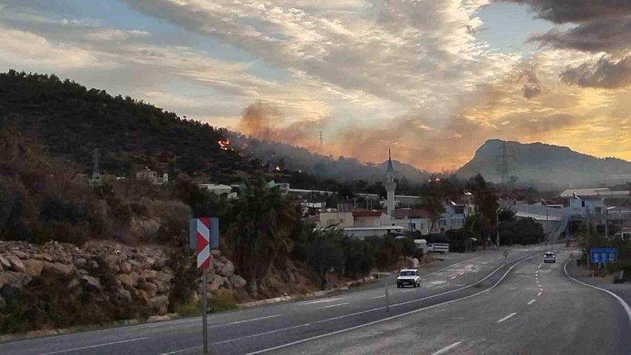 Mersin Bozyazı’da Orman Yangını Büyümeden Söndürüldü