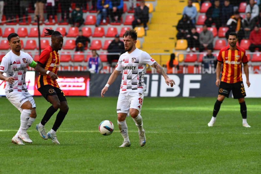 Trendyol Süper Lig: Kayserispor: 2 - Gaziantep Fk: 2 (maç Sonucu)