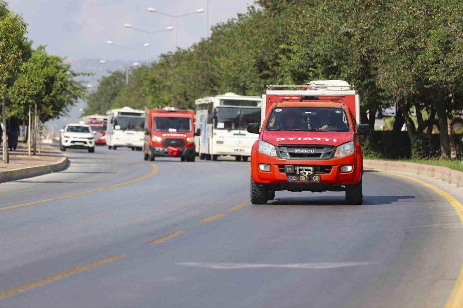 Mersin Büyükşehir Belediyesi’nden Deprem Tatbikatı