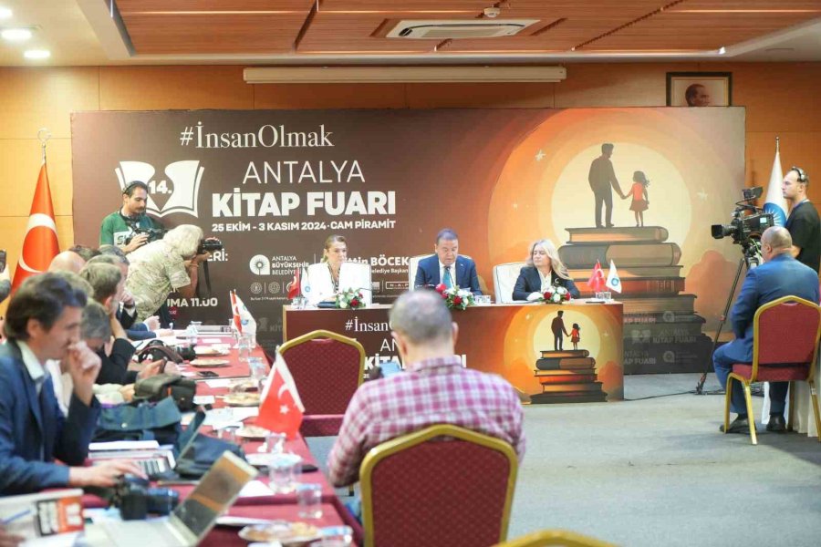 14. Antalya Kitap Fuarı Başlıyor