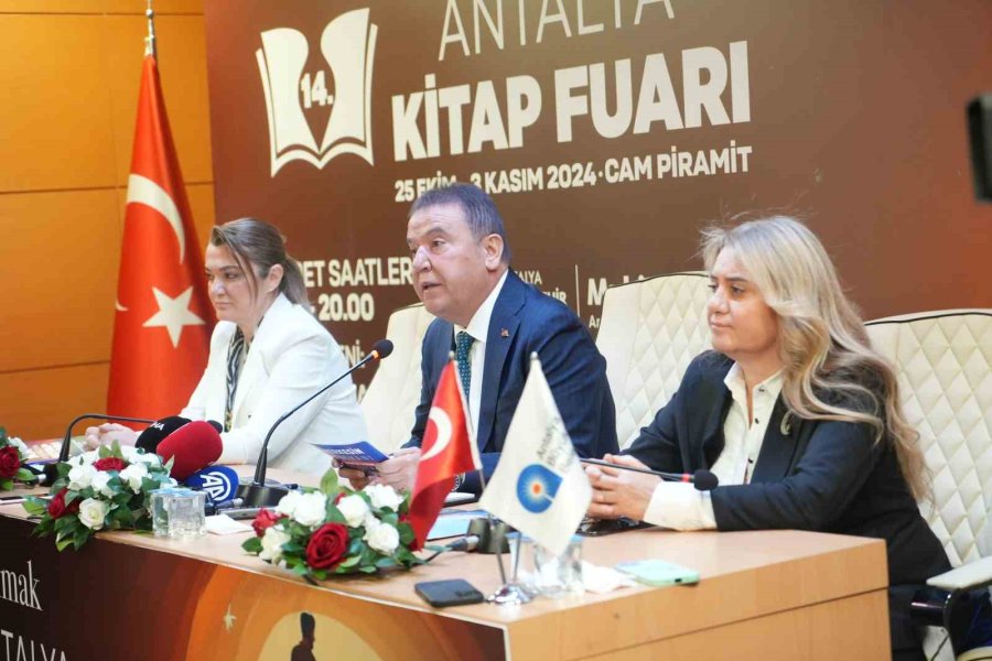 14. Antalya Kitap Fuarı Başlıyor