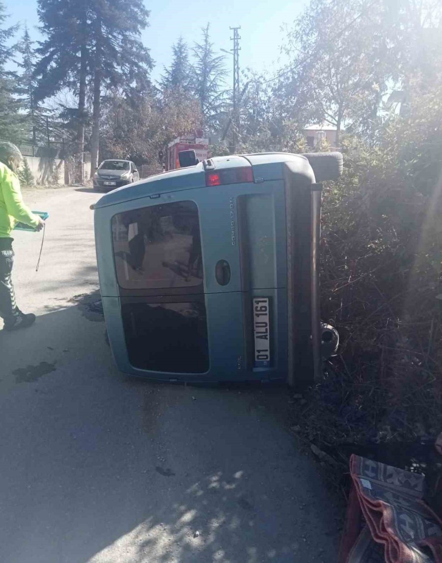 Çamlıyayla’da Trafik Kazası: 1 Yaralı