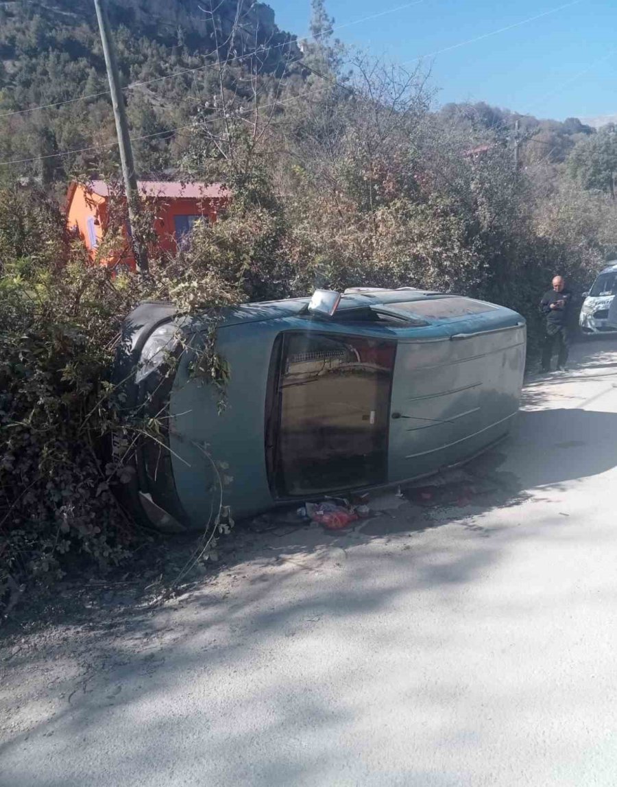 Çamlıyayla’da Trafik Kazası: 1 Yaralı