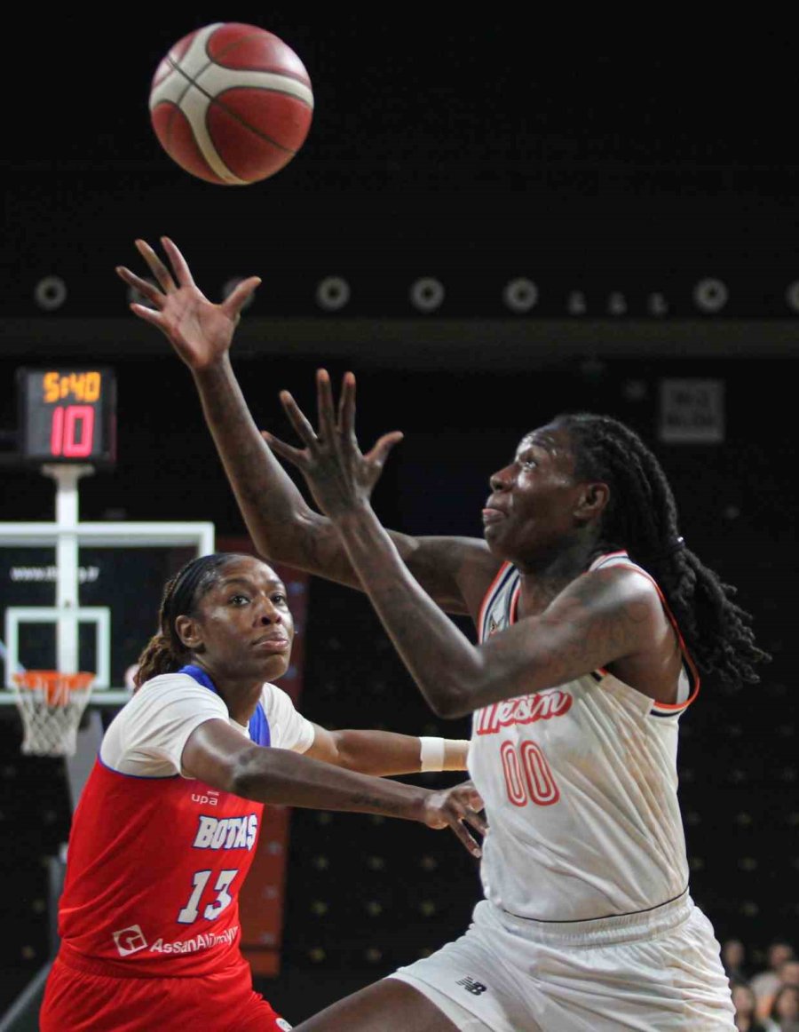 Kadınlar Basketbol Süper Ligi: Çbk Mersin: 74 - Botaş: 79