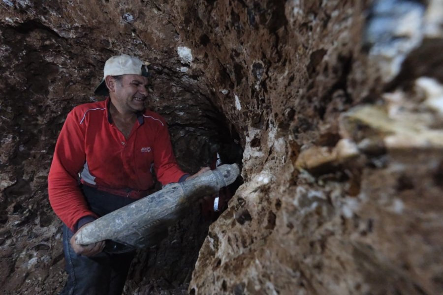 Yerin 65 Metre Altında Lületaşını Anlattılar