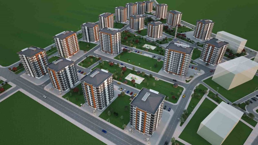 Melikgazi’de 104 Daire Ve 7 Dükkan İçin Kat Karşılığı İhale Düzenlenecek