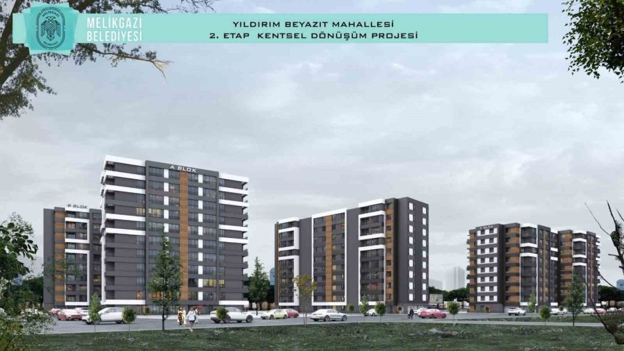 Melikgazi’de 104 Daire Ve 7 Dükkan İçin Kat Karşılığı İhale Düzenlenecek