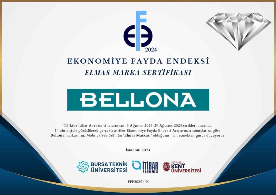 Mobilya Sektörünün Elmas Markası ‘bellona’