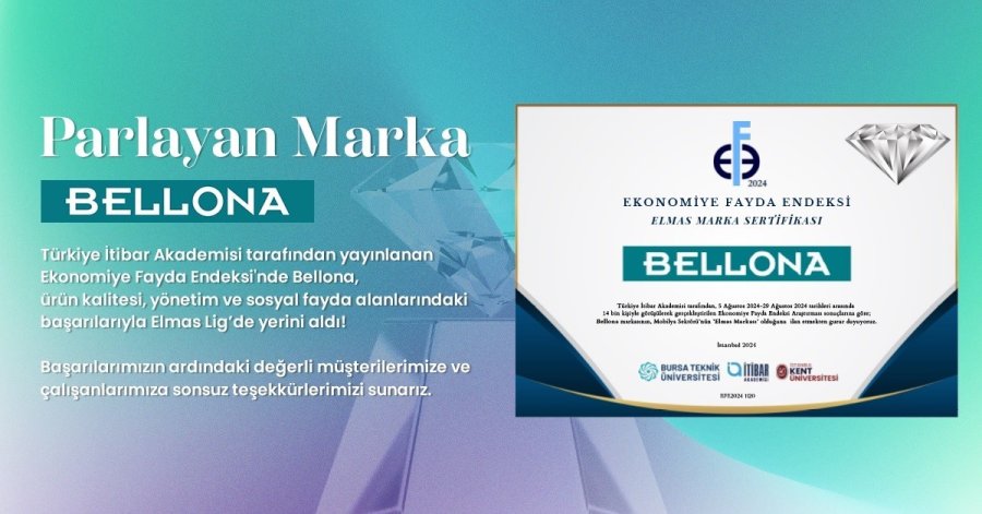 Mobilya Sektörünün Elmas Markası ‘bellona’