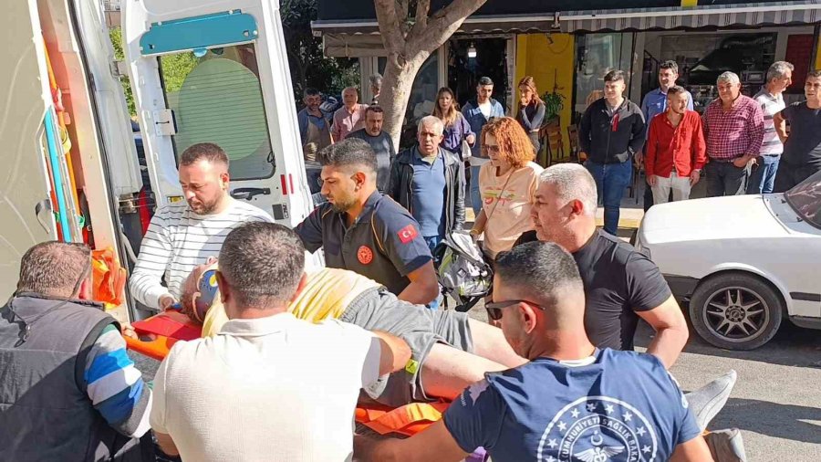 Otomobilin Yaya Geçidinde Çarptığı Turist Yaralandı, Eşi Ayakta Durmakta Zorlandı