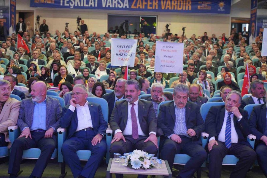 Ak Parti Talas 8. Olağan Kongresi Gerçekleştirildi