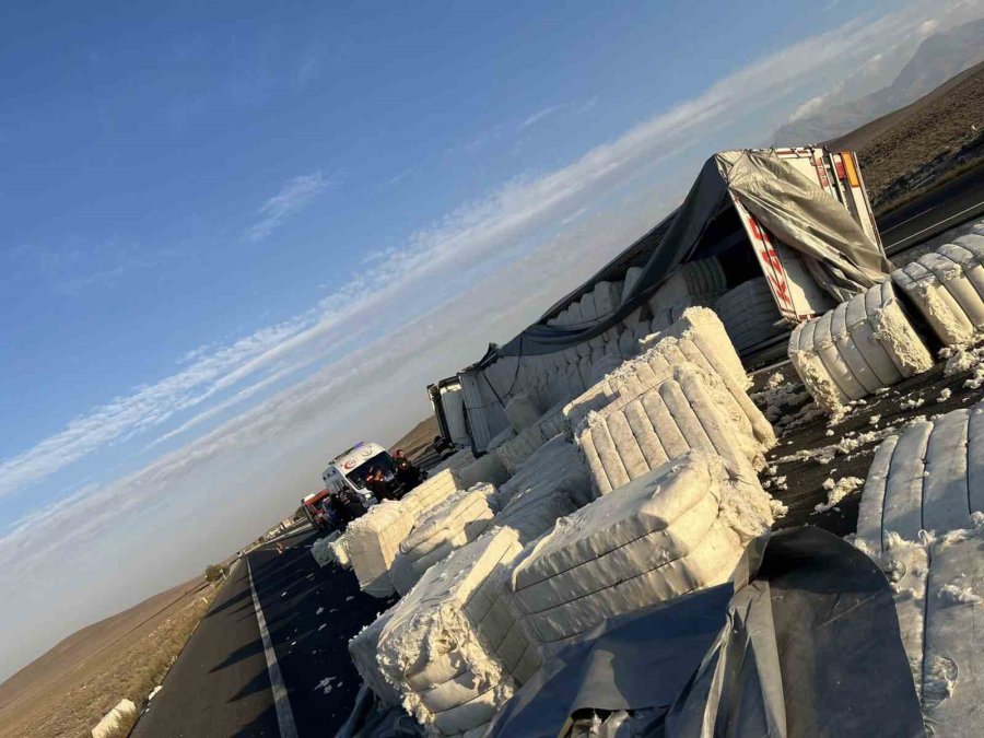 Konya’da Tır Devrildi: 1 Ölü, 1 Yaralı