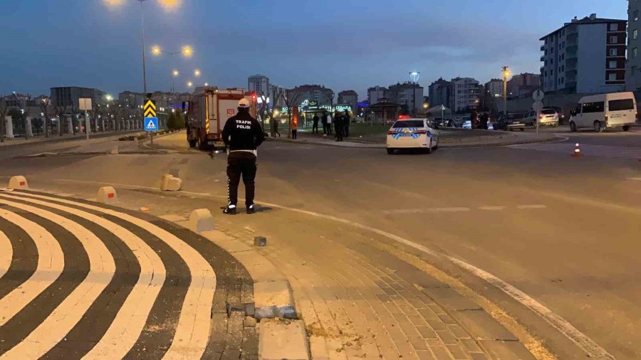 Karaman’da Takla Atıp Ters Dönen Otomobilin Sürücüsü Yaralandı