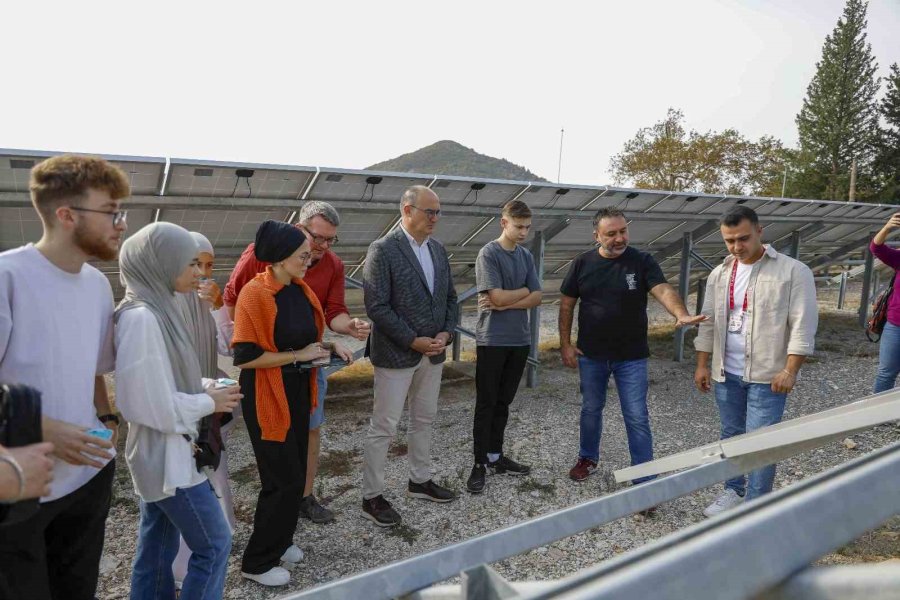 Alanya’ya Gelen Alman Öğrenciler Sürdürülebilir Enerji Üzerine Çalışmalarını Tamamladı