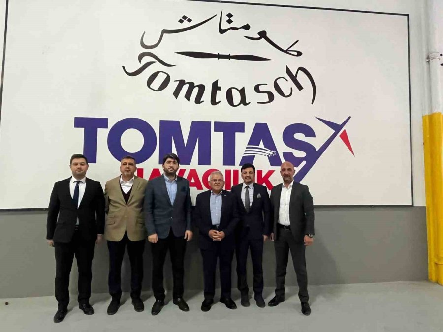 Başkan Büyükkılıç’tan Tomtaş Havacılık Tesisine Ziyaret