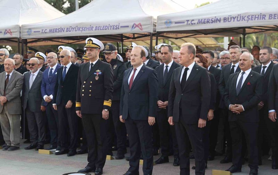 Atatürk, Ölümünün 86. Yılında Mersin’de Anıldı