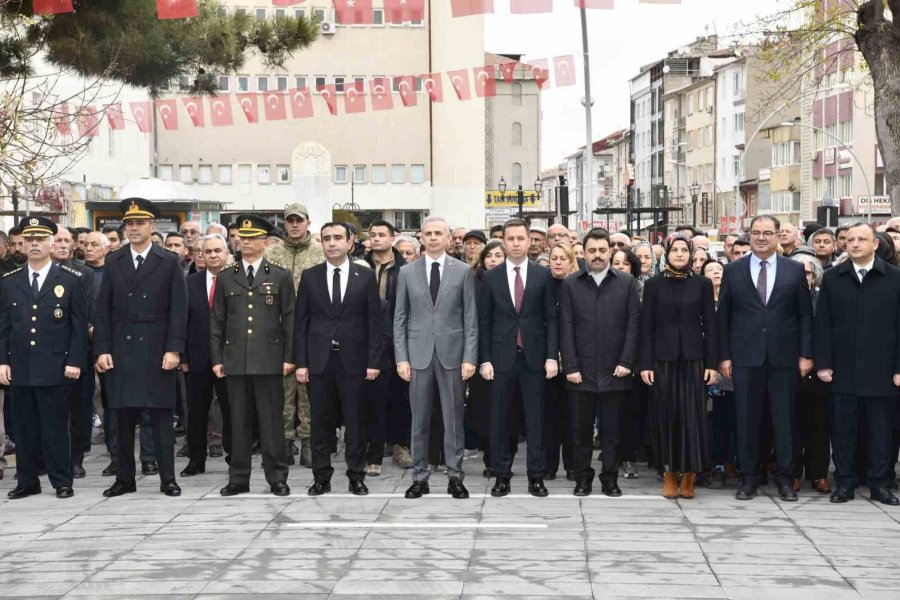 Karaman’da 10 Kasım Törenleri