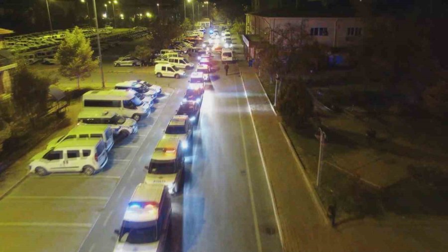 Kayseri’de 46 Ekip Ve 117 Personelli ‘aranan Şahıslar’ Operasyonu