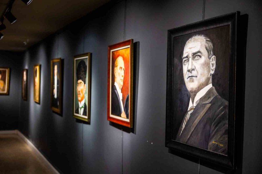 Mersin Büyükşehir Belediyesinden ’atatürk’ Temalı Resim Sergisi