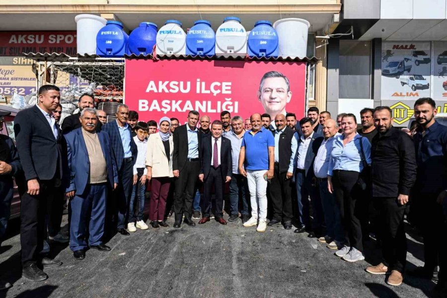 Başkan Böcek: “aksu’da Yapılması Gereken Ne Varsa Yapacağız”