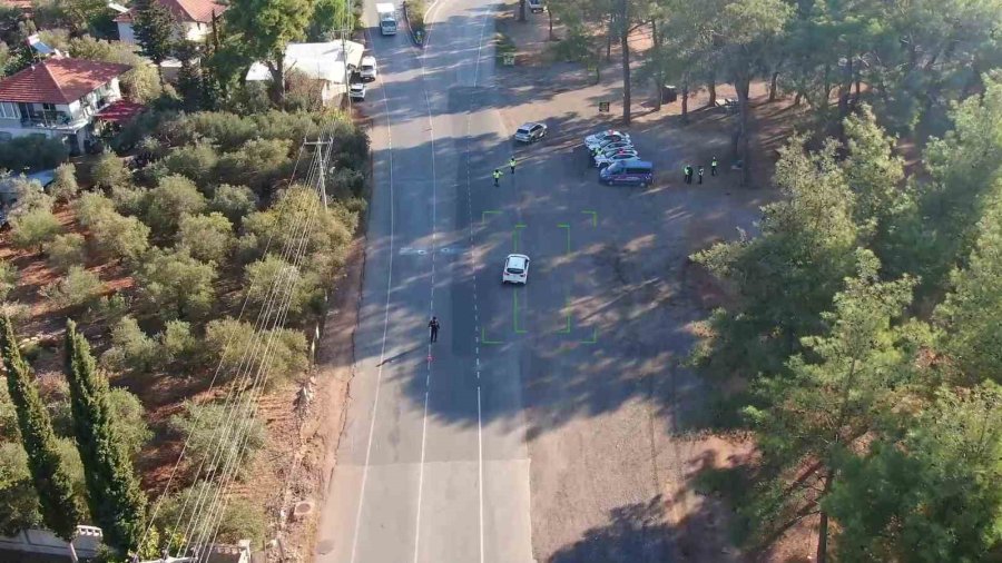 Jandarma’dan Cayrokopter Ve Dron Destekli Trafik Denetimi