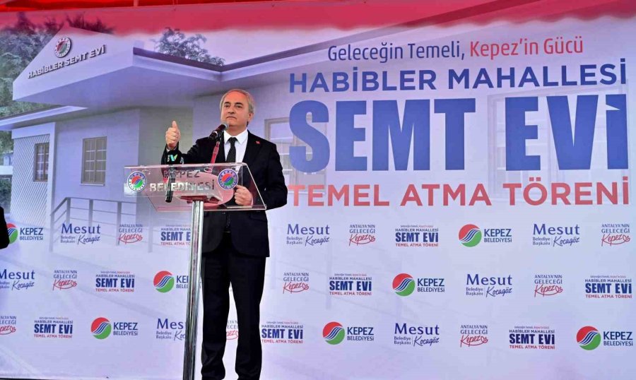 Kepez’e 38 Projenin İkincisinin De Temeli Atıldı