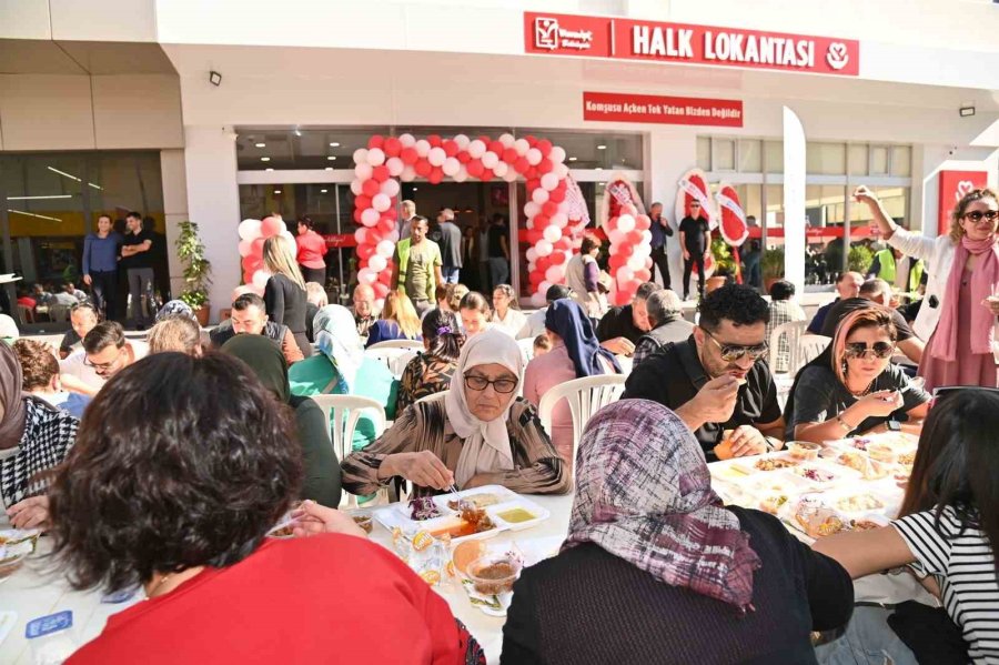 Manavgat’ta “halk Lokantası” Açıldı