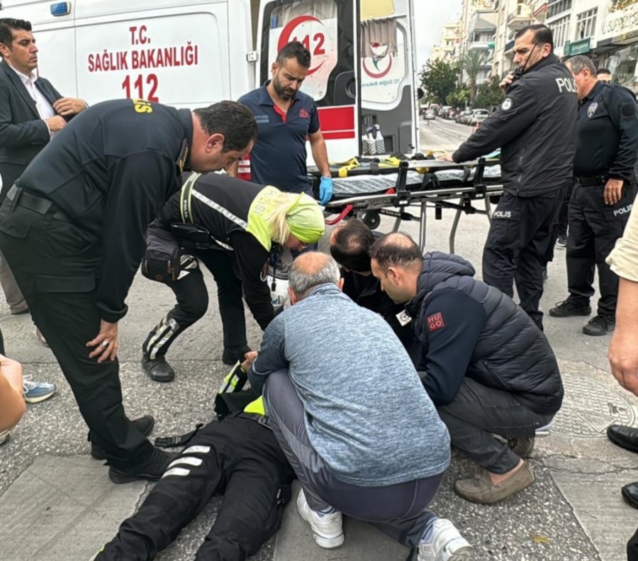 Emniyet Müdürü Trafik Kazası Yapan Şahin Timi Personelinin Elini Bir An Olsun Bırakmadı