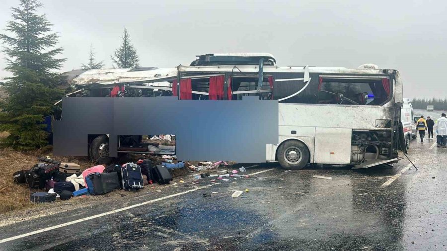 Eskişehir’de Otobüs Kazası