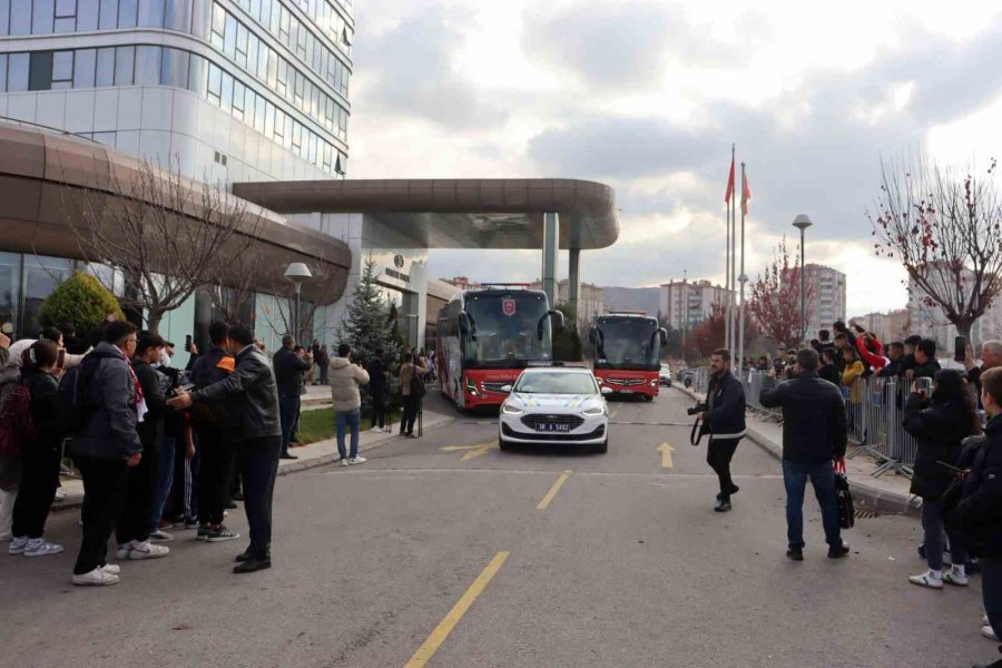 A Milli Takım, Kayseri’den Ayrıldı