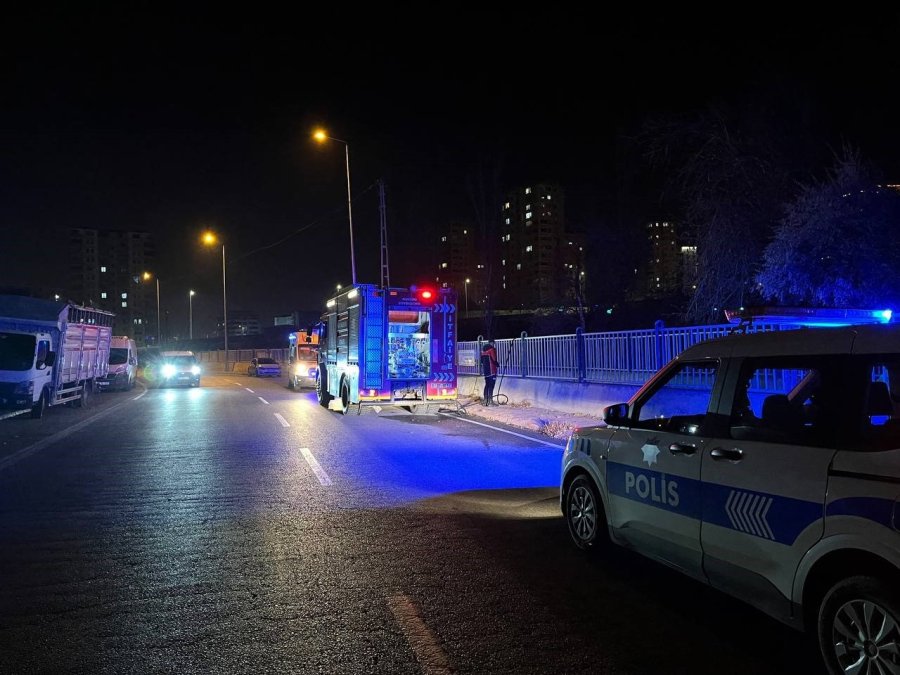 Kayseri’de Korkutan Baraka Yangını