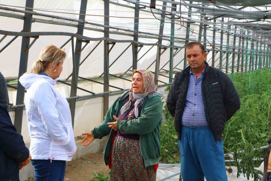 Antalya Büyükşehir, Afet Bölgesinde İncelemelerde Bulunup Yardım Eli Uzattı