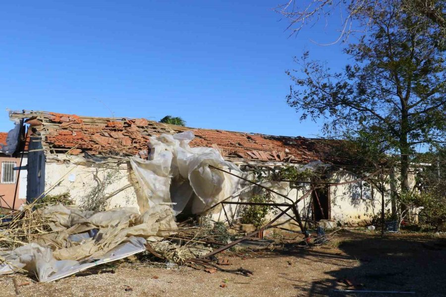 Hortumun Verdiği Zarar Gün Ağarınca Ortaya Çıktı