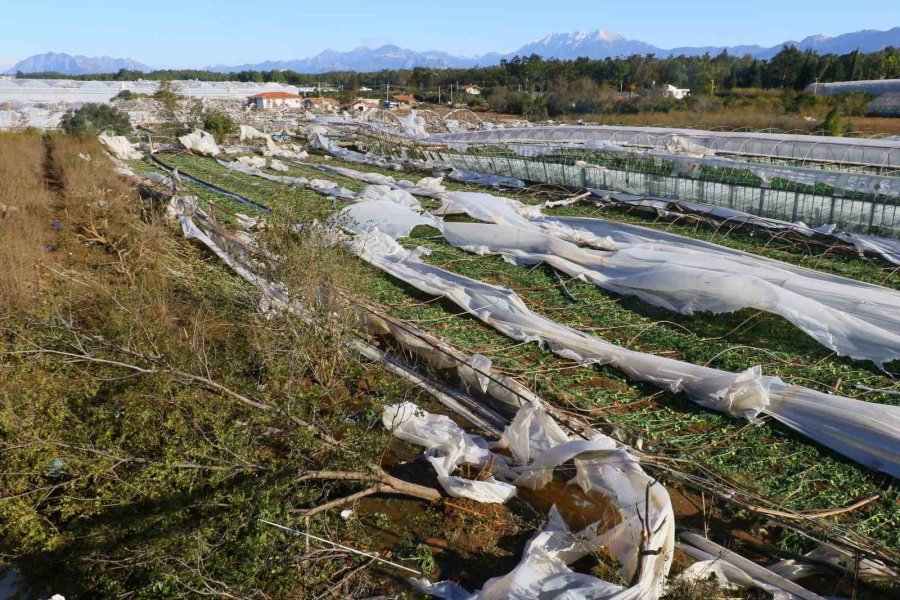 Hortumun Verdiği Zarar Gün Ağarınca Ortaya Çıktı