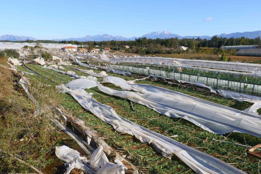 Hortumun Verdiği Zarar Gün Ağarınca Ortaya Çıktı