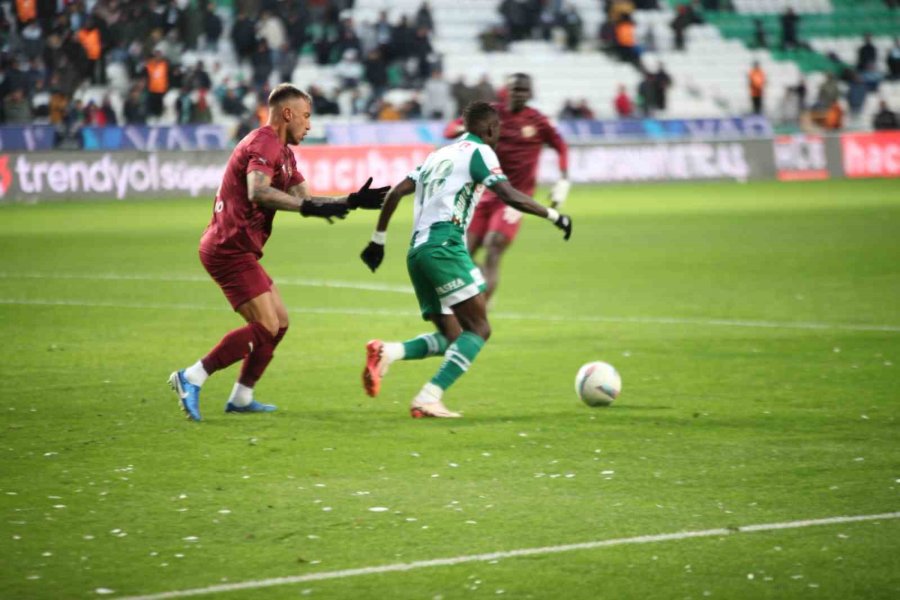 Trendyol Süper Lig: Konyaspor: 1 - Hatayspor: 1 (maç Sonucu)