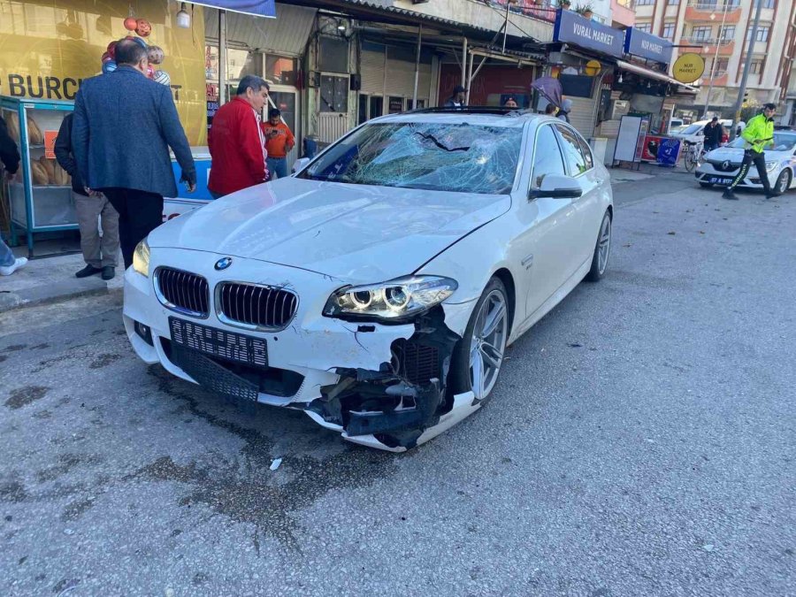 Bisikletiyle Yaptığı Mitinglerle Tanınan Bağımsız Adayın Ağır Yaralandığı Feci Kaza Kamerada