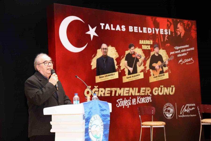 Talas’ta Öğretmenler Günü’ne Özel Konser Ve Söyleşi