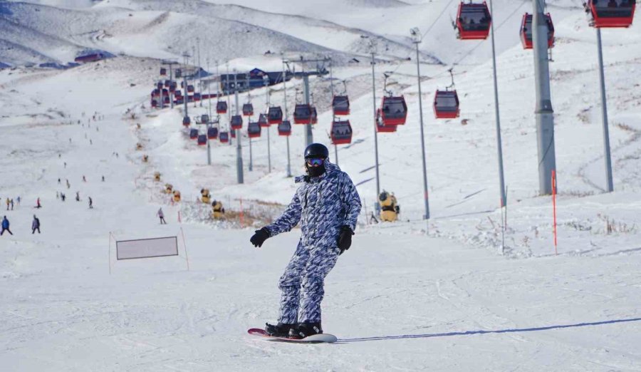 Erciyes Hafta Sonu 30 Bini Aşkın Misafir Ağırladı