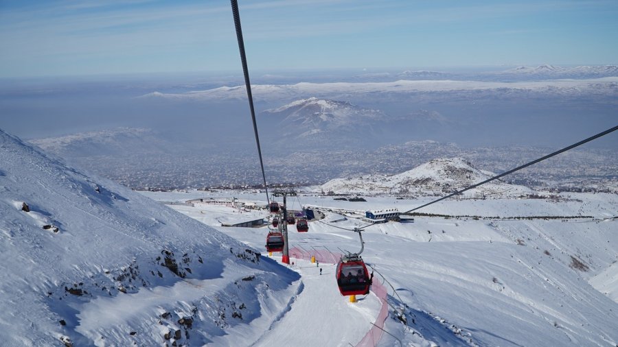 Erciyes Hafta Sonu 30 Bini Aşkın Misafir Ağırladı