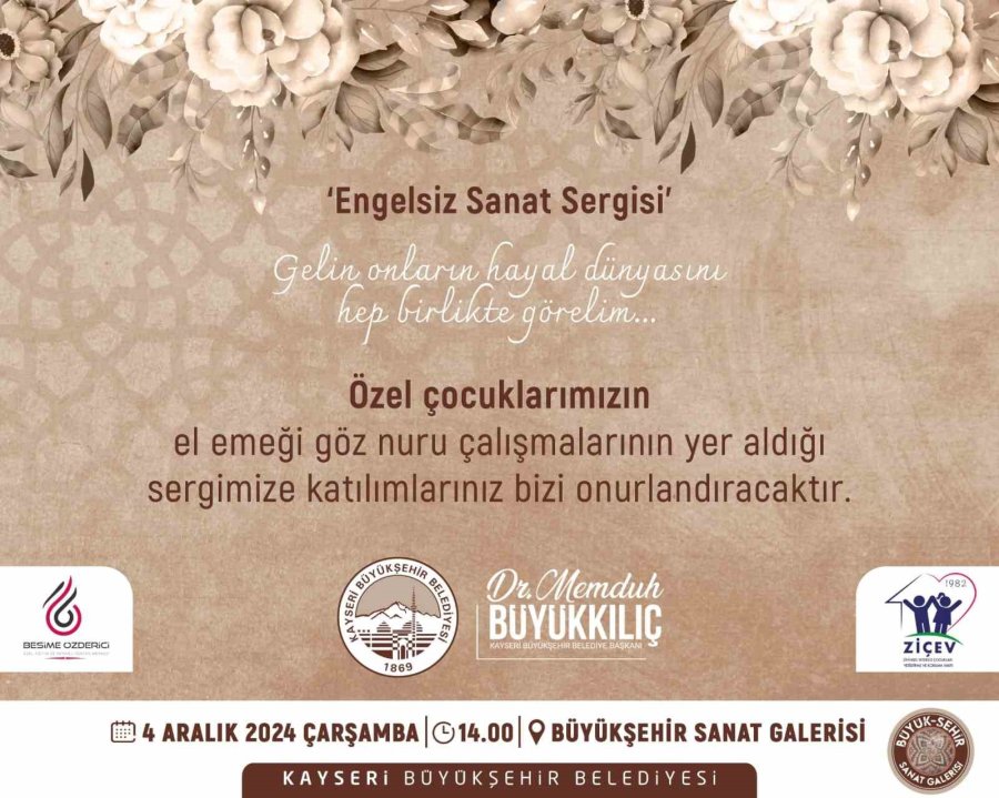 Büyükşehir’den Engelleri Ortadan Kaldıran Sanatsal Etkinlikler