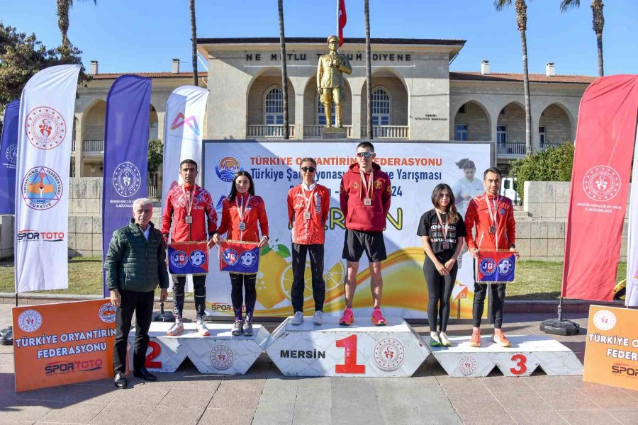 Türkiye Oryantiring Şampiyonası 1. Kademe Yarışı’nın Mersin Etabı Sona Erdi