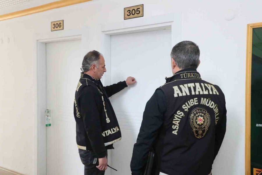 Antalya’da Günübirlik Konaklama Yerlerine Eş Zamanlı Denetim