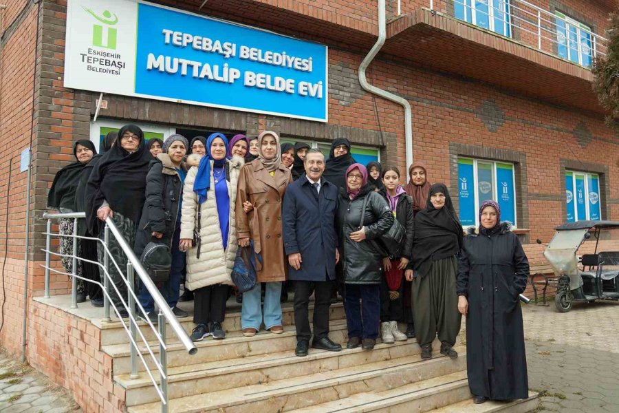 Başkan Ataç, Muttalip’li Kursiyerlerle Buluştu