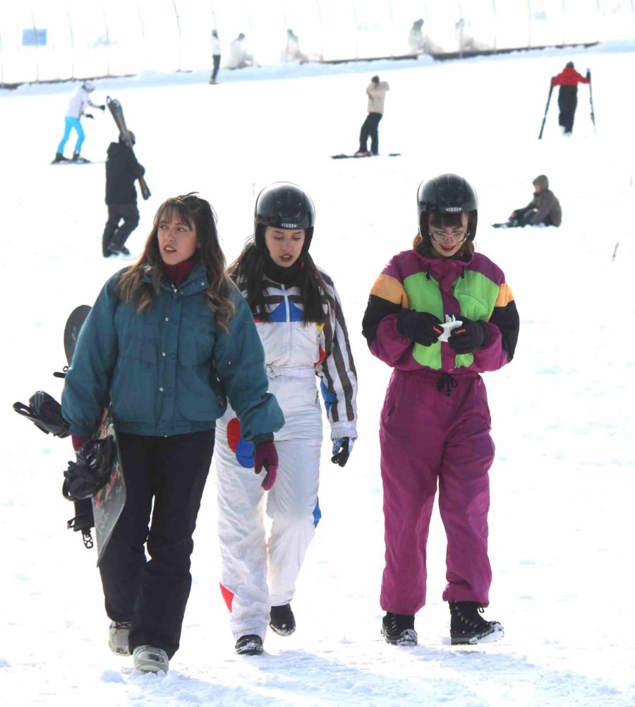 Erciyes’e Hafta Sonu Ziyaretçi Akını