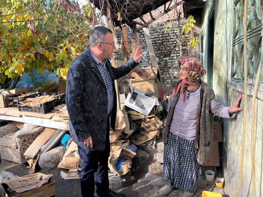 Ahmet Sivri, Pembegül Teyzeyi Ziyaret Edip Yardım Sözü Verdi