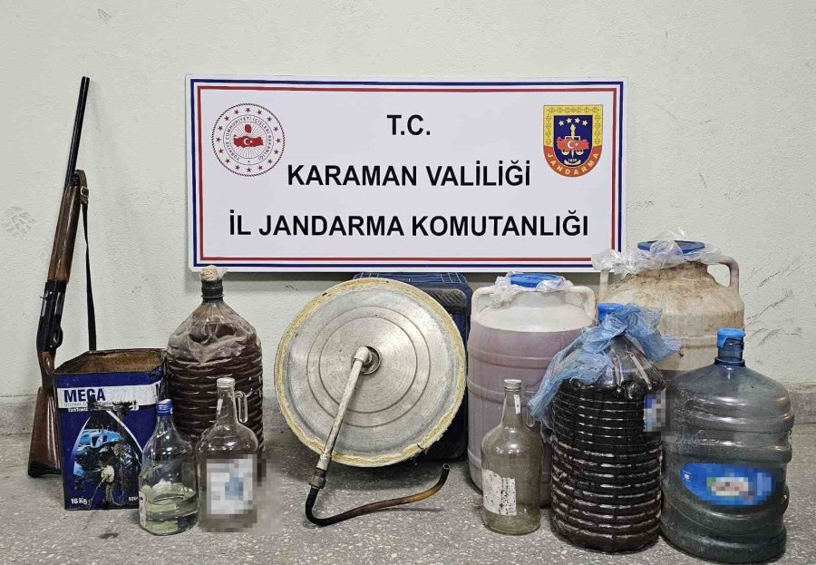 Karaman’da Sahte İçki Operasyonu