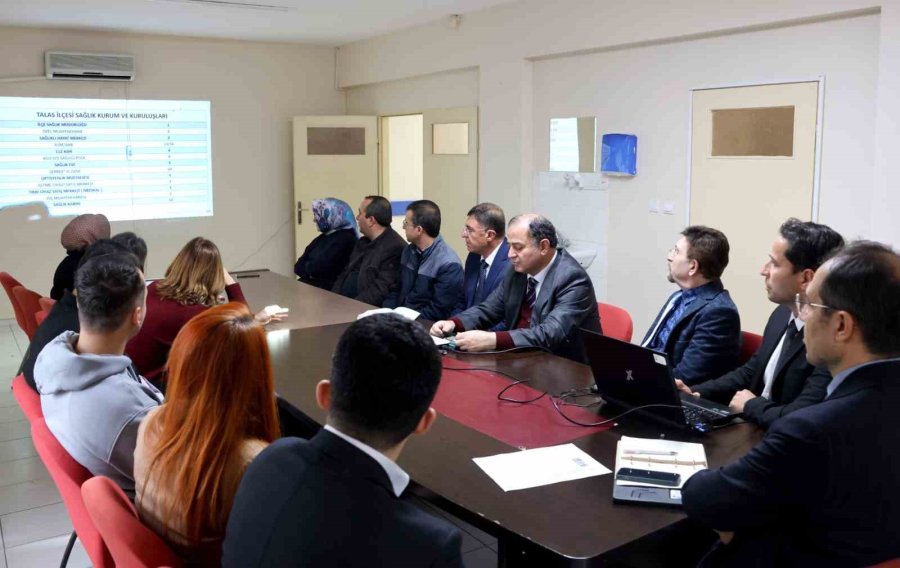 Talas’taki Sağlık Hizmetleri Yerinde Değerlendirildi